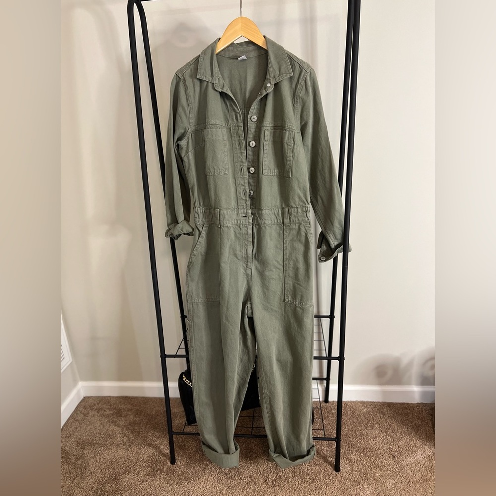 Army Green Old Navy Jumpsuit